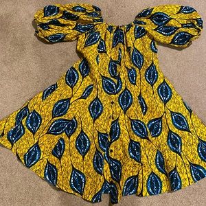 African print dresses all made in Nigeria, and from a pet and smoke free home.